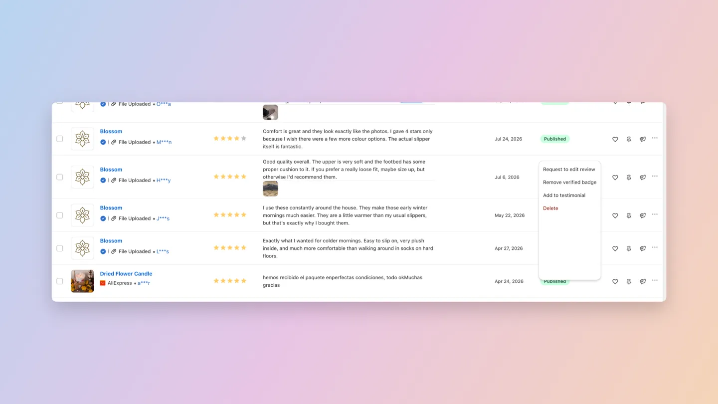 Air Reviews screenshot
