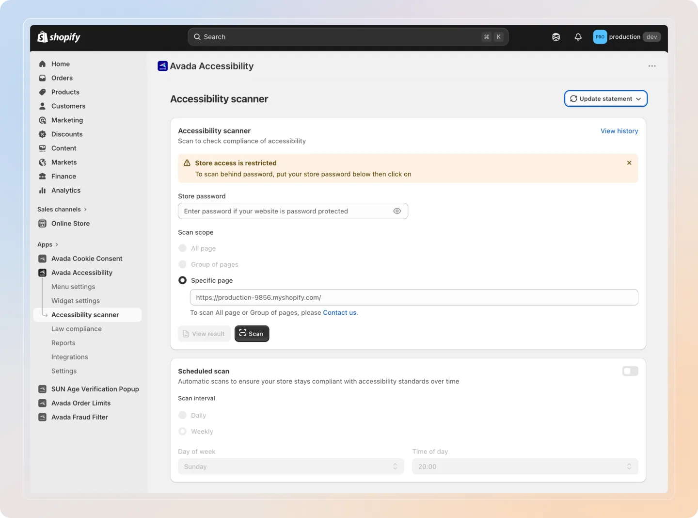 Accessibility Scanner overview