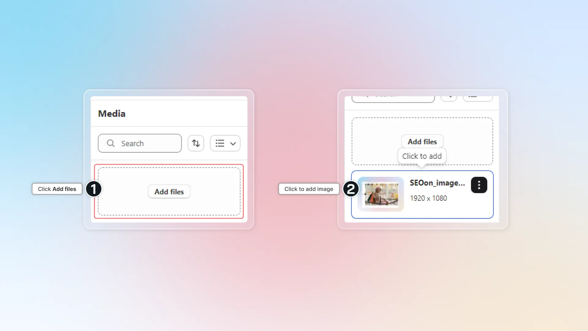 Add image to blogs