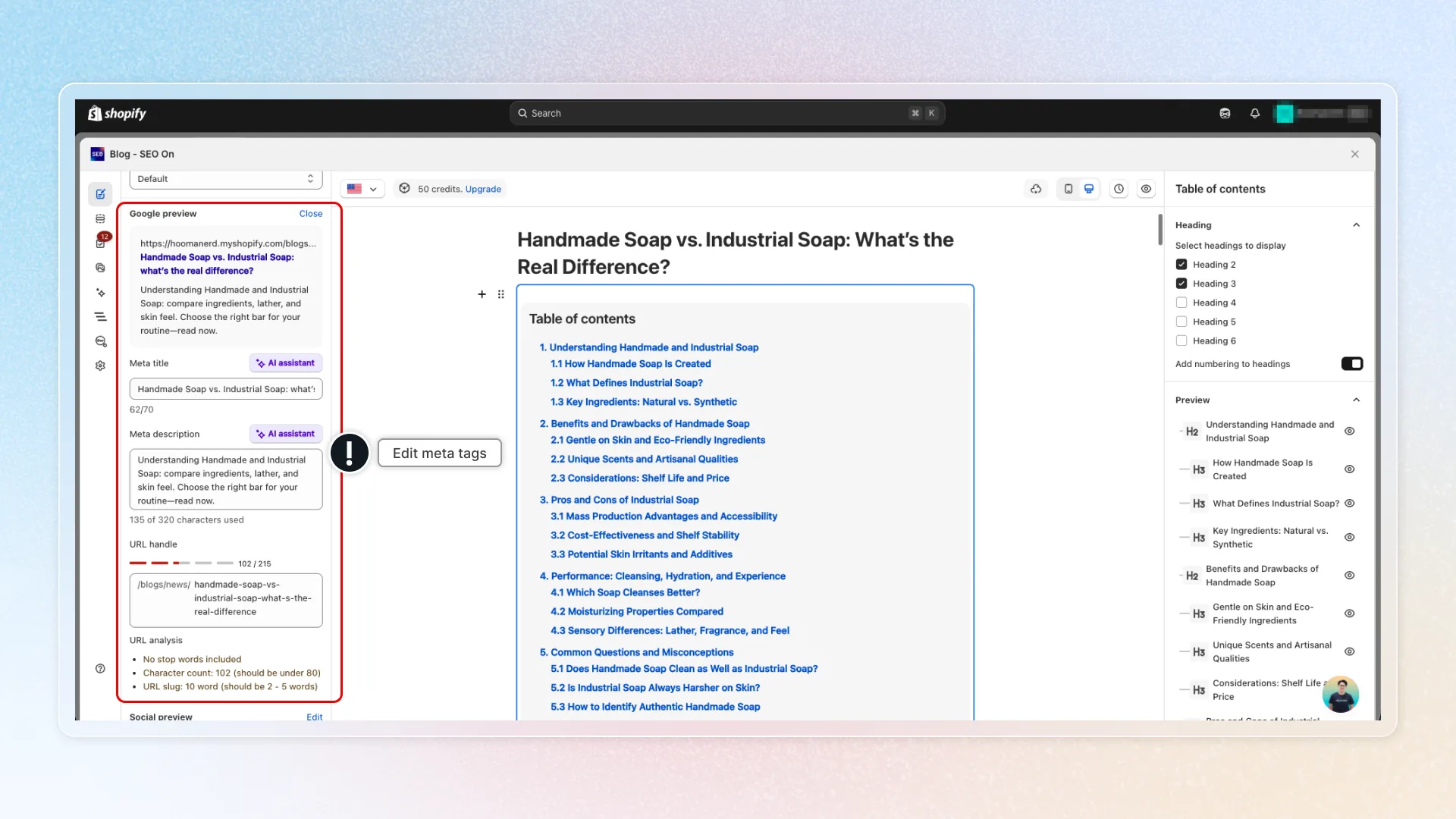 Google preview**