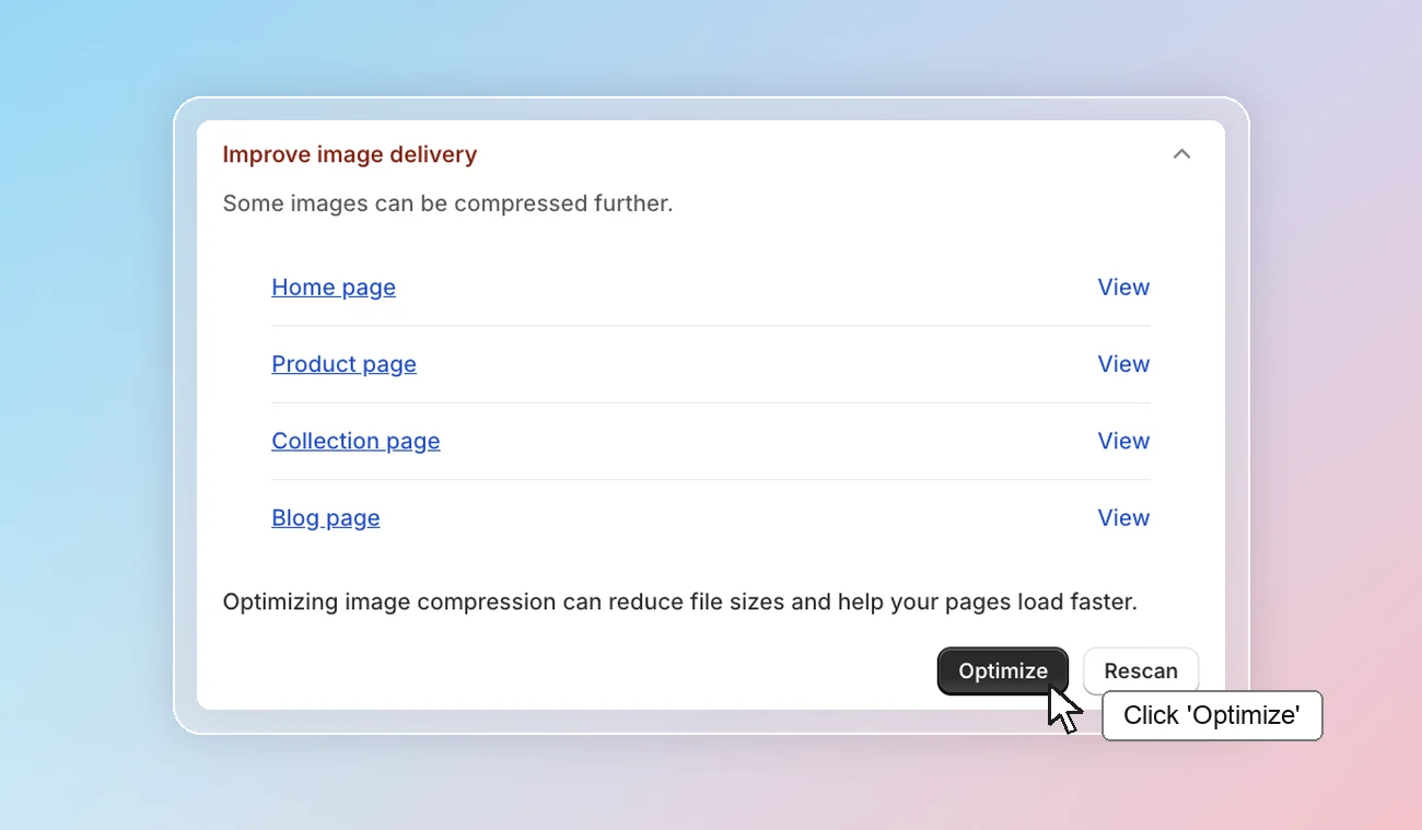 SEO checklist - Improve image delivery