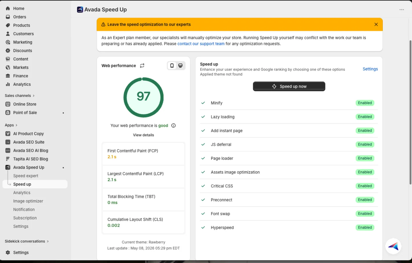 speed-audit screenshot 1