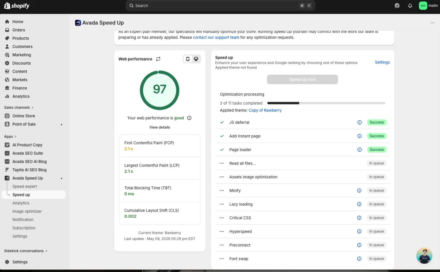 speed-audit screenshot 2