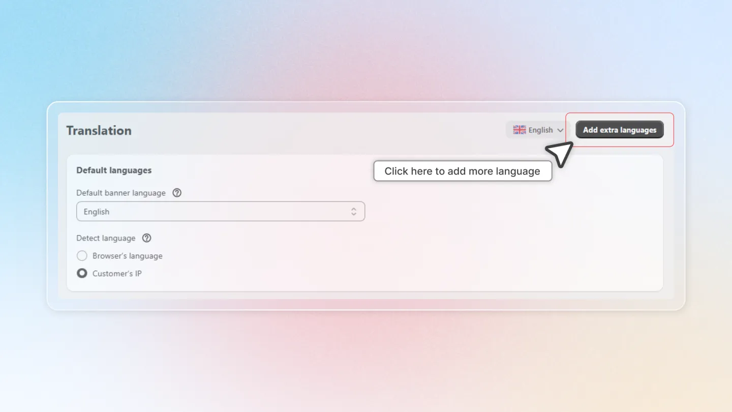 Choose language